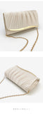 Sophisticated Satin & Ruffled Elegance for Your Special Occasion