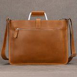 Men's Genuine Leather A4 Business Clutch & Document Case