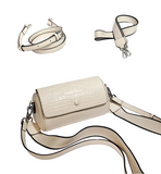 Elegant Croco Cowhide Leather Shoulder Bag – A Barrel-Shaped Fashion Statement