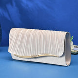 Sophisticated Satin & Ruffled Elegance for Your Special Occasion
