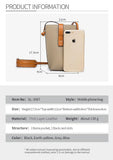Genuine Leather Mini Mobile Phone Crossbody Bag & Shoulder Purse