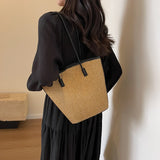 Sunshine in Hand: The Boho Rattan & Straw Beach Tote
