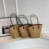 Sunshine in Hand: The Boho Rattan & Straw Beach Tote