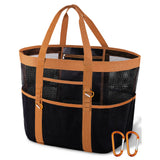 Large Capacity Beach Tote Bag – Foldable Waterproof Travel & Pool Bag