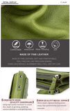 CONTACT’S Genuine Leather Bifold Wallet & Coin Purse for Women