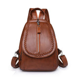 Stylish Women’s Synthetic Leather Backpack - Versatile Chest Bag for On-the-Go Elegance