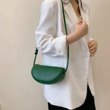Genuine Leather Crescent Crossbody & Mini Shoulder Bag with Braided Strap