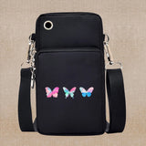 Chic Butterfly Pattern Waterproof Phone Bag - Stylish Crossbody Pouch for iPhone