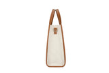 15.6-Inch Women's Canvas Laptop Tote Bag – Stylish Work Briefcase & Travel Shoulder Bag