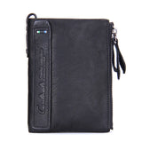 CONTACT’S Genuine Leather Bifold Wallet & Coin Purse for Women