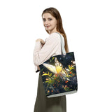 Flutter in Style: The Everyday Floral & Butterfly Tote Bag