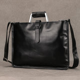 Men's Genuine Leather A4 Business Clutch & Document Case