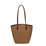 Sunshine in Hand: The Boho Rattan & Straw Beach Tote