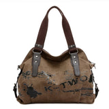 Urban Artistry - Women’s Graffiti Canvas Handbag