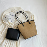 Sunshine in Hand: The Boho Rattan & Straw Beach Tote