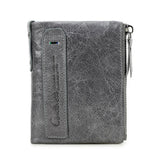 CONTACT’S Genuine Leather Bifold Wallet & Coin Purse for Women