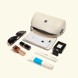 Elegant Croco Cowhide Leather Shoulder Bag – A Barrel-Shaped Fashion Statement