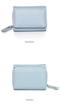 Mini Genuine Leather Women’s Zip Wallet & Card Holder