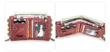 CONTACT’S Genuine Leather Bifold Wallet & Coin Purse for Women