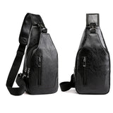 Innovative USB Charging Crossbody Bag - Secure & Convenient for the Modern Man