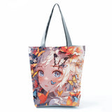 Flutter in Style: The Everyday Floral & Butterfly Tote Bag