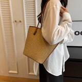 Sunshine in Hand: The Boho Rattan & Straw Beach Tote