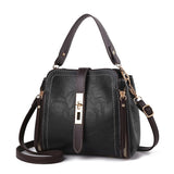 Vintage Elegance - Women’s Retro PU Leather Shoulder Bag