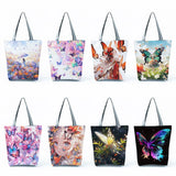 Flutter in Style: The Everyday Floral & Butterfly Tote Bag