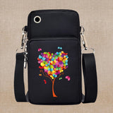 Chic Butterfly Pattern Waterproof Phone Bag - Stylish Crossbody Pouch for iPhone