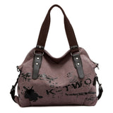 Urban Artistry - Women’s Graffiti Canvas Handbag