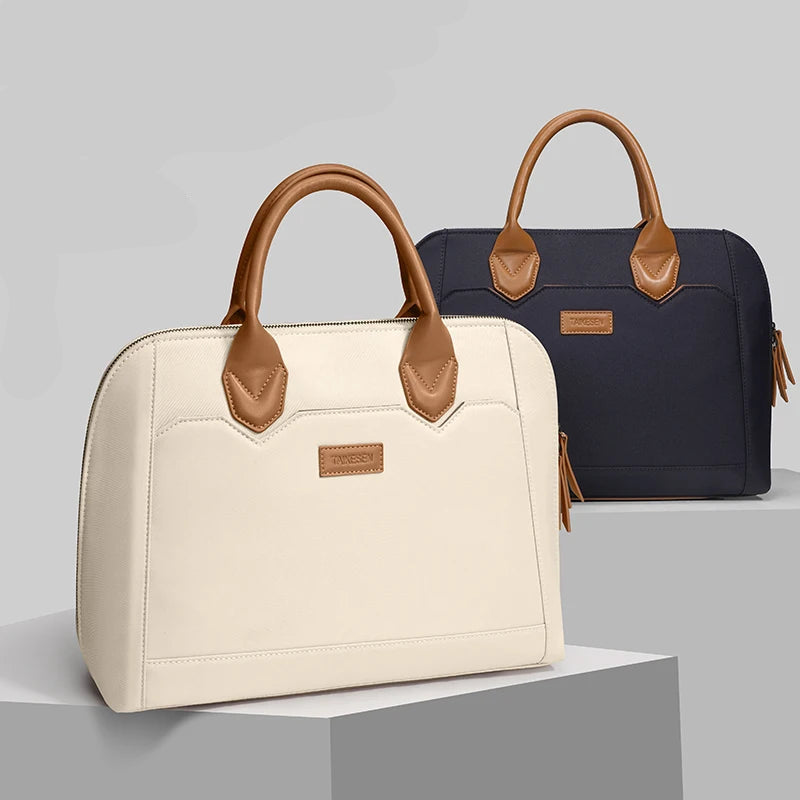 Modern Unisex PU Laptop Briefcase & Shoulder Bag (13.3" - 14")