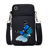 Chic Butterfly Pattern Waterproof Phone Bag - Stylish Crossbody Pouch for iPhone