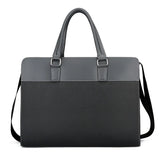 Men's Executive PU Leather Laptop Briefcase & Messenger Bag
