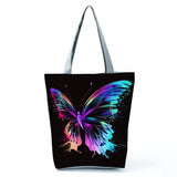 Flutter in Style: The Everyday Floral & Butterfly Tote Bag