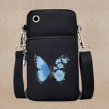 Chic Butterfly Pattern Waterproof Phone Bag - Stylish Crossbody Pouch for iPhone