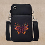 Chic Butterfly Pattern Waterproof Phone Bag - Stylish Crossbody Pouch for iPhone