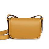 Elegant Natural Cowhide Leather Crossbody Bag for Women