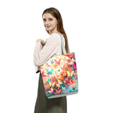 Flutter in Style: The Everyday Floral & Butterfly Tote Bag