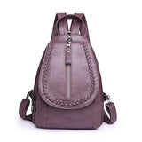 Stylish Women’s Synthetic Leather Backpack - Versatile Chest Bag for On-the-Go Elegance