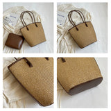 Sunshine in Hand: The Boho Rattan & Straw Beach Tote