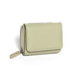 Mini Genuine Leather Women’s Zip Wallet & Card Holder
