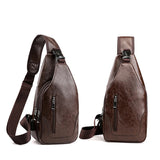 Innovative USB Charging Crossbody Bag - Secure & Convenient for the Modern Man