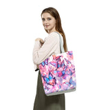 Flutter in Style: The Everyday Floral & Butterfly Tote Bag