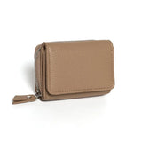 Mini Genuine Leather Women’s Zip Wallet & Card Holder