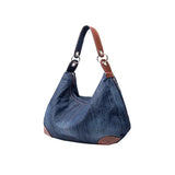 Chic Luxury Denim Handbag - Spacious and Stylish Jean Tote for Ladies