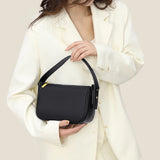 Elegant Natural Cowhide Leather Crossbody Bag for Women