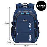 Waterproof School Backpack for Primary or Teenagers