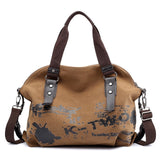 Urban Artistry - Women’s Graffiti Canvas Handbag