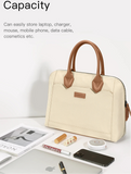 Modern Unisex PU Laptop Briefcase & Shoulder Bag (13.3" - 14")
