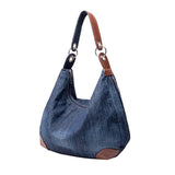 Chic Luxury Denim Handbag - Spacious and Stylish Jean Tote for Ladies